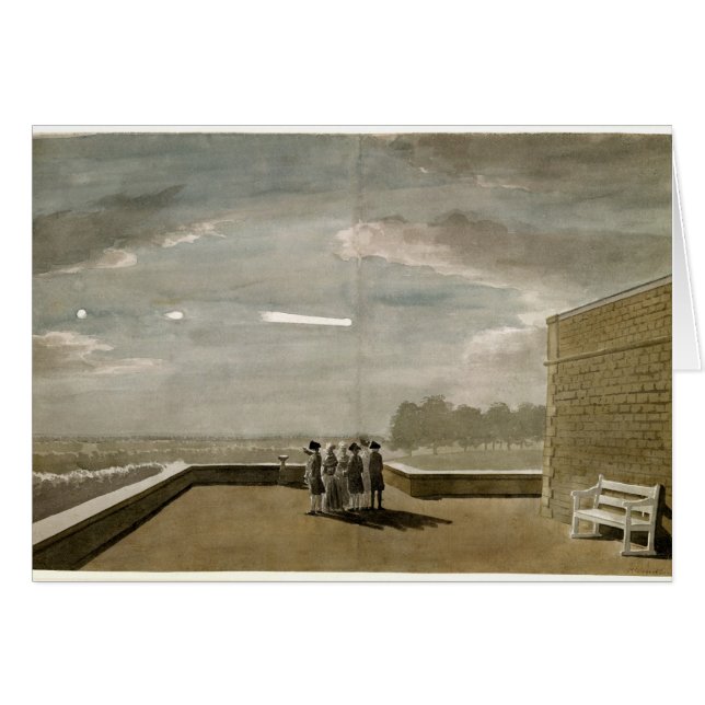 Le météore du 18 août 1783, comme vu de l'ea (Devant horizontal)
