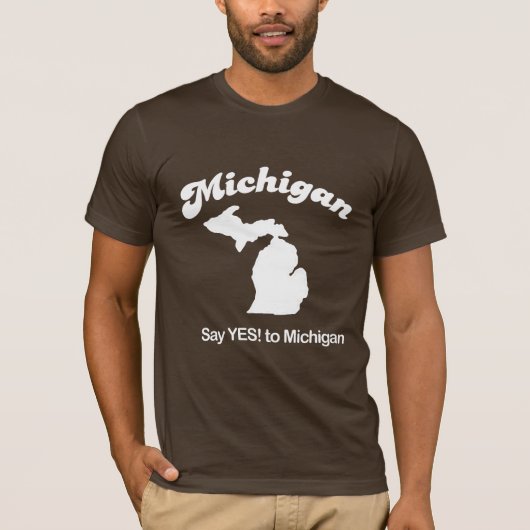 Le Michigan - dites oui le T-shirt (Devant)