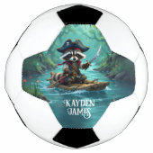 Le mignon capitaine Raccoon descend en rafting sur (Devant)