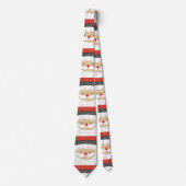 Le mignon Père Noël Face Cravate de Noël (Devant)