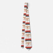 Le mignon Père Noël Face Cravate de Noël (Dos)