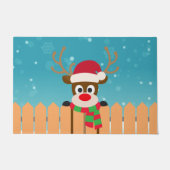 Le mignon Rudolph Le renne du nez rouge | Tapis (Devant)