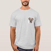 Le mignon T-shirt éléphant (Devant)