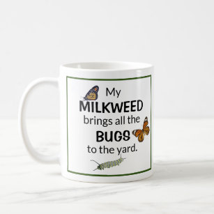Le Milkweed apporte des insectes dans la tasse de