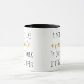 Le Mind Is Like A Parachute. Mug (Centre)