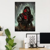 Le mineur de hêtre souterrain | AI Art Poster (Bureau à domicile)