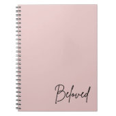 Le minimaliste adoré Blush Christian Faith Carnet (Devant)