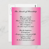 Le miracle de l'amitié poème carte postale (Devant / Derrière)