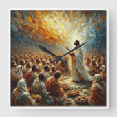 Le miracle des pains et des poissons - Horloge (Recto)