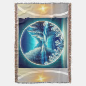 Le miroir congelé" Lance couverture (devant Vertical)