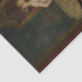 Le Miroir door Auguste Toulmouche Tissuepapier (Detail)