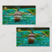 LE MODÈLE DE CARTE D'AFFAIRES ACORN (Devant / Derrière)