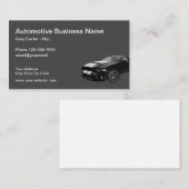 Le modèle de carte de visite automobile (Devant / Derrière)