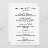 Le modèle de menu PERSONNALISENT (Devant / Derrière)