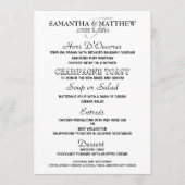 Le modèle de menu PERSONNALISENT (Devant)