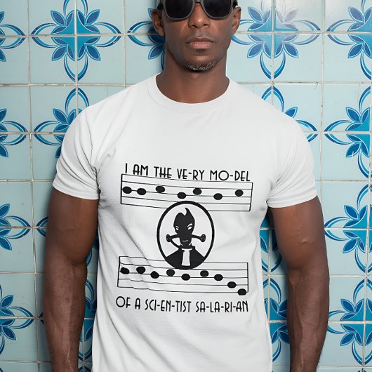 Le modèle même d'un T-shirt scientifique salarien