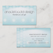 le moder allume le carte de visite de cercles de (Devant / Derrière)