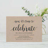 le moment de célébrer, invitations pour un mariage (Debout devant)