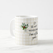 Le moment le plus merveilleux de l'année Café Mug (Devant gauche)