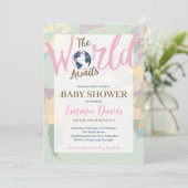 Le monde attend une invitation Baby shower (Debout devant)
