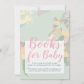 Le monde attend une invitation Baby shower (Dos)