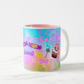 "Le Monde de la Cutie Pie Kawaii" Mug (Devant droit)