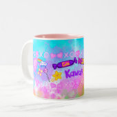 "Le Monde de la Cutie Pie Kawaii" Mug (Devant gauche)