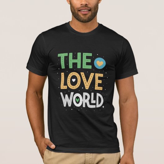 Le Monde de l'Amour - Design T-shirt unique" (Devant)