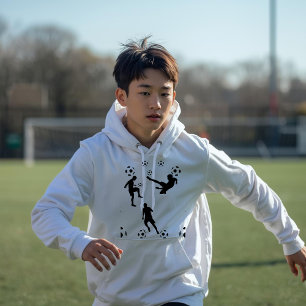 Le Monde du Foot pour Enfants Sweat à Capuche