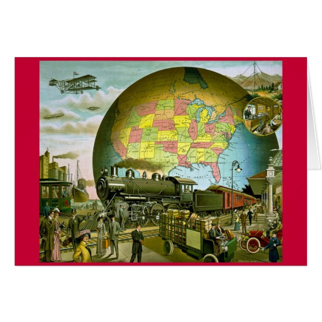 Le monde du transport 1910 (Devant horizontal)