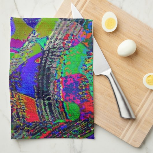 "Le monde d'un point de vue d'ange" Serviettes de  (Quart Plié)