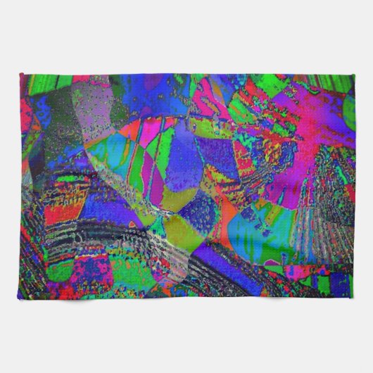 "Le monde d'un point de vue d'ange" Serviettes de (Horizontal)