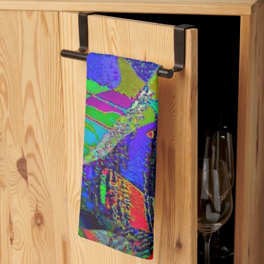 "Le monde d'un point de vue d'ange" Serviettes de  (Pliage en tiers)