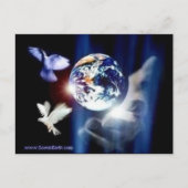 Le Monde entier dans ses mains carte postale (Devant)