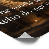 Le monde est une affiche du livre (Coin)