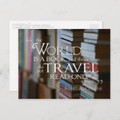 Le monde est une carte postale (Devant / Derrière)