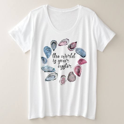 Le monde est votre huître (Design devant)