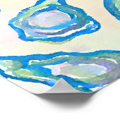 Le monde est votre huître aquarelle Impression (Coin)