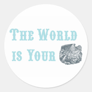 Le monde est votre Oyster Stickers