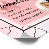 Le Monde Maman Joyeuse Fête des mères Affiches de  (Coin)