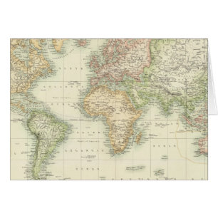 Le monde sur la projection du Mercator
