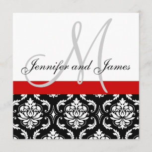 Le monogramme de faire-part de mariage appelle la