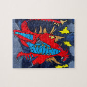 "Le Monstre de Tonnerre" Puzzle (Horizontal)