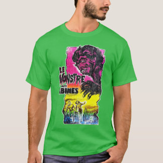 Le Monstre Des Abimes Monster op de Campus T-shirt