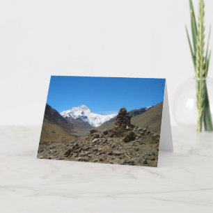 Le mont Everest • Carte de voeux