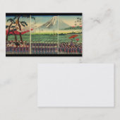 Le mont Fuji circa la carte de visite (Devant / Derrière)