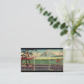 Le mont Fuji circa la carte de visite (Debout devant)