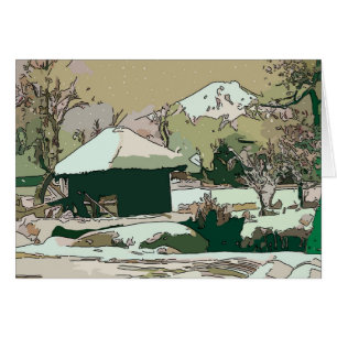 Le Mont Fuji En Neige