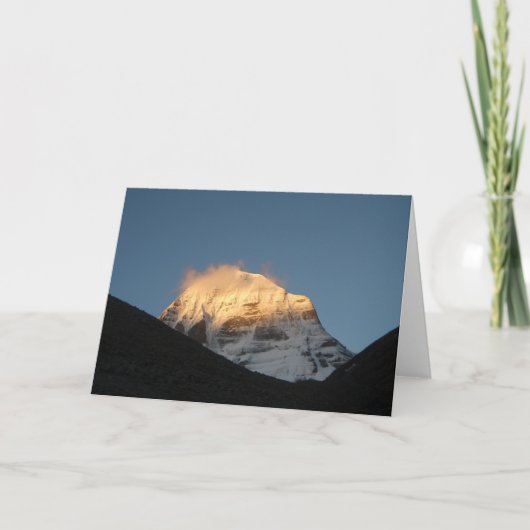 Le mont Kailash • Carte de voeux (Devant)
