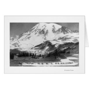 Le mont Rainier, Mazama Ridge de croisement de WA